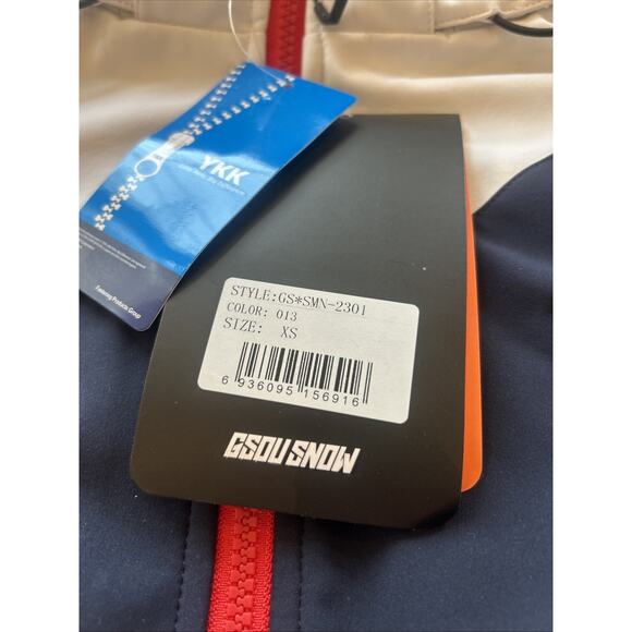 NEW Gsou Snow Ski Winter Snowboard Hooded Jumpsuit Waterproof Size XS - Picture 15 of 15